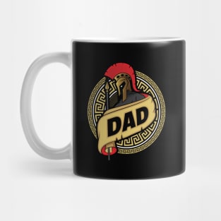 Spartan Dad Super Hero Warrior Father Funny Awesome Gift Mug